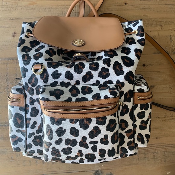 Tory Burch Handbags - Tory Burch Kerrington Backpack Ocelot Leopard